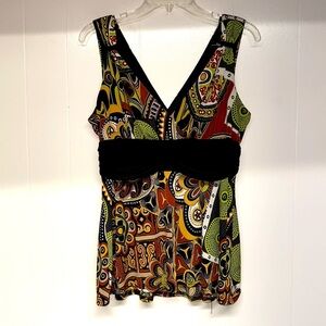 R&M Richard’s Sleeveless Top Sz 14P
